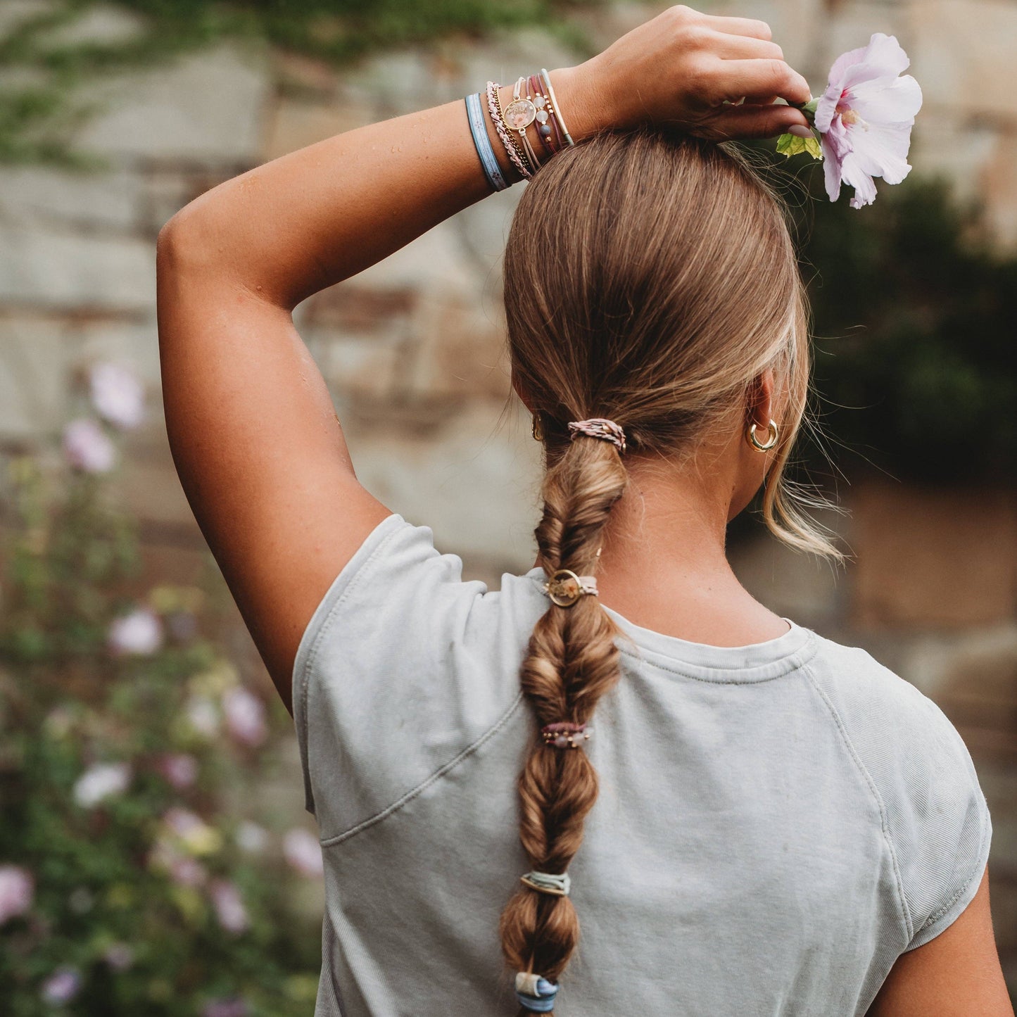 K'lani hair tie bracelets - "Bloom"