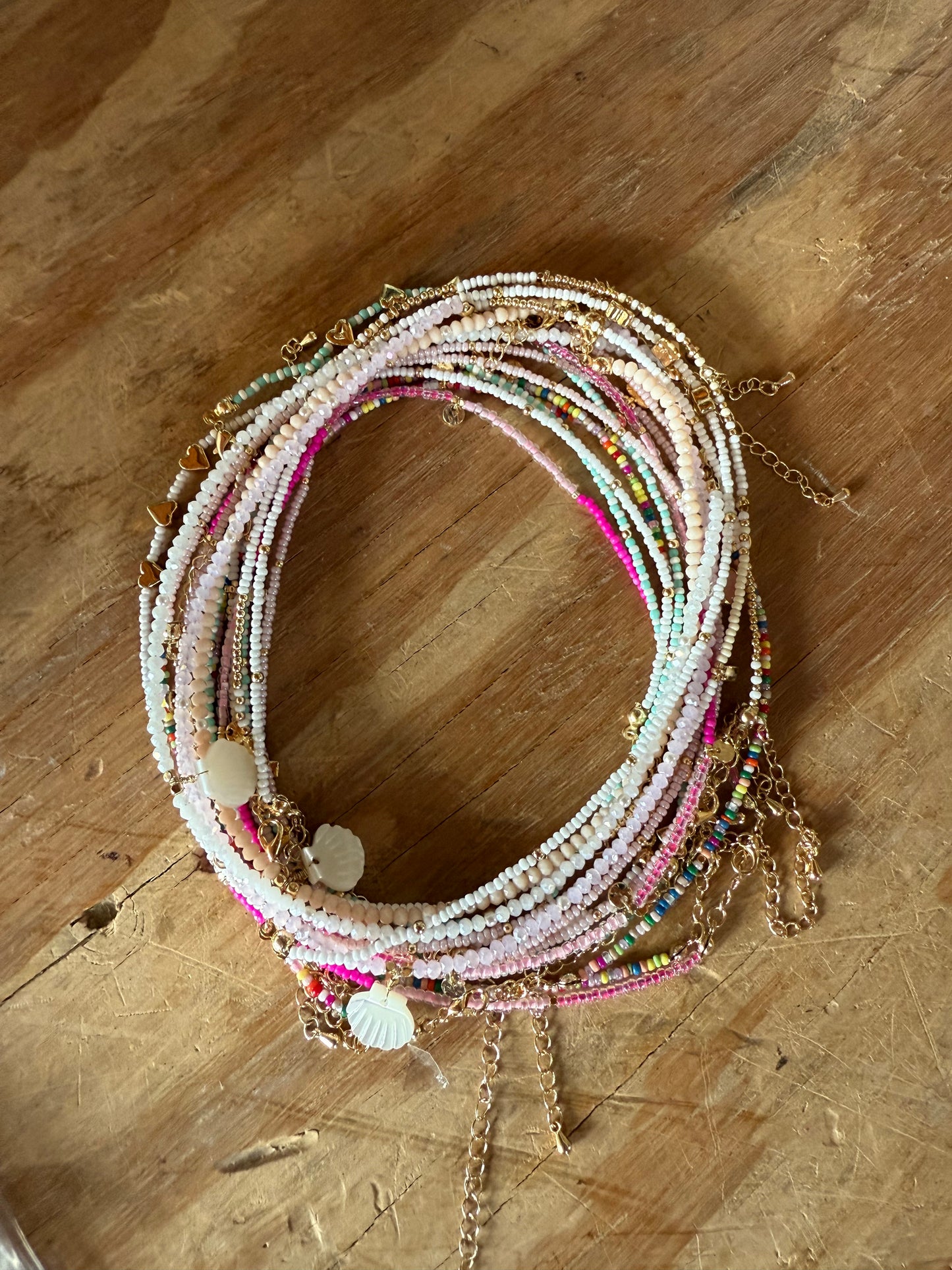 beaded necklace-assorted