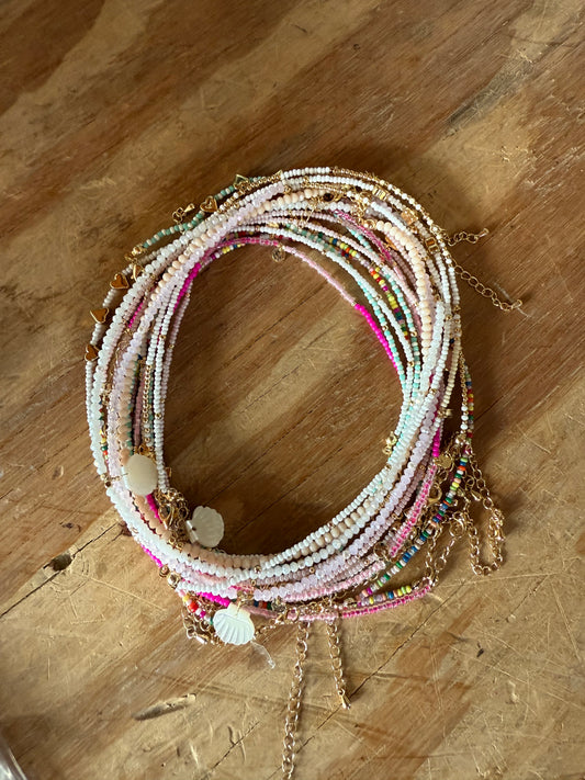 beaded necklace-assorted