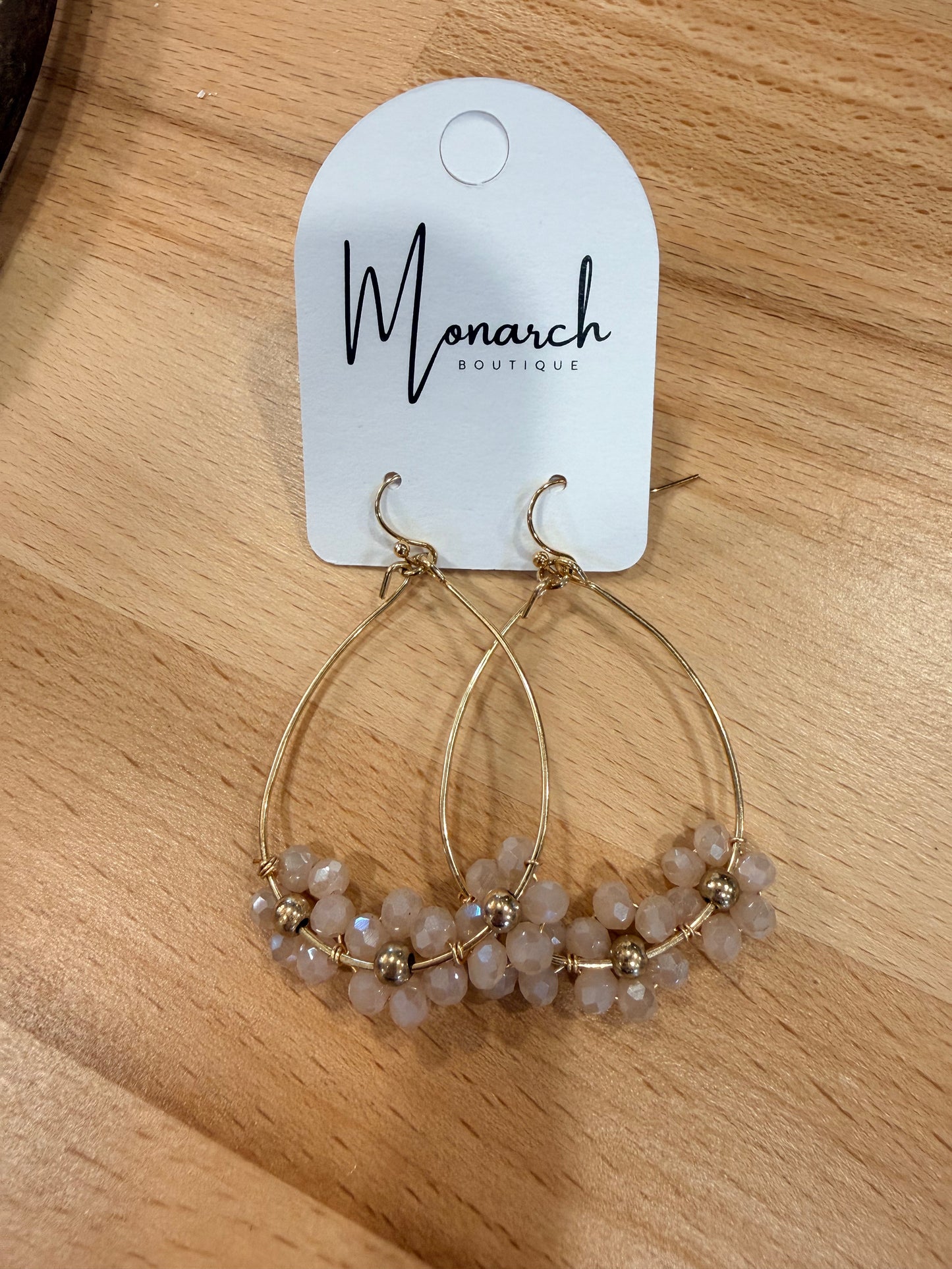 Beaded hoop Earrings