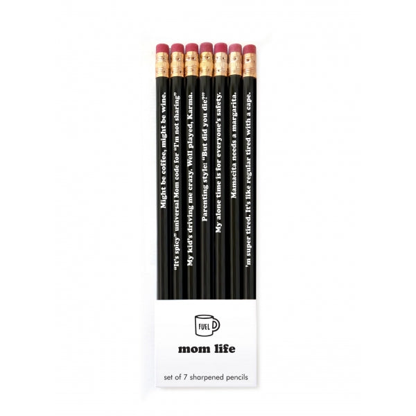 pencils- mom life