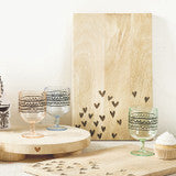 Engraved Hearts Charcuterie Board