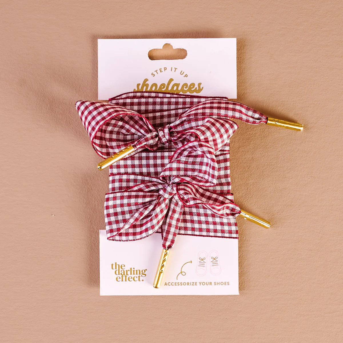 gingham shoelaces