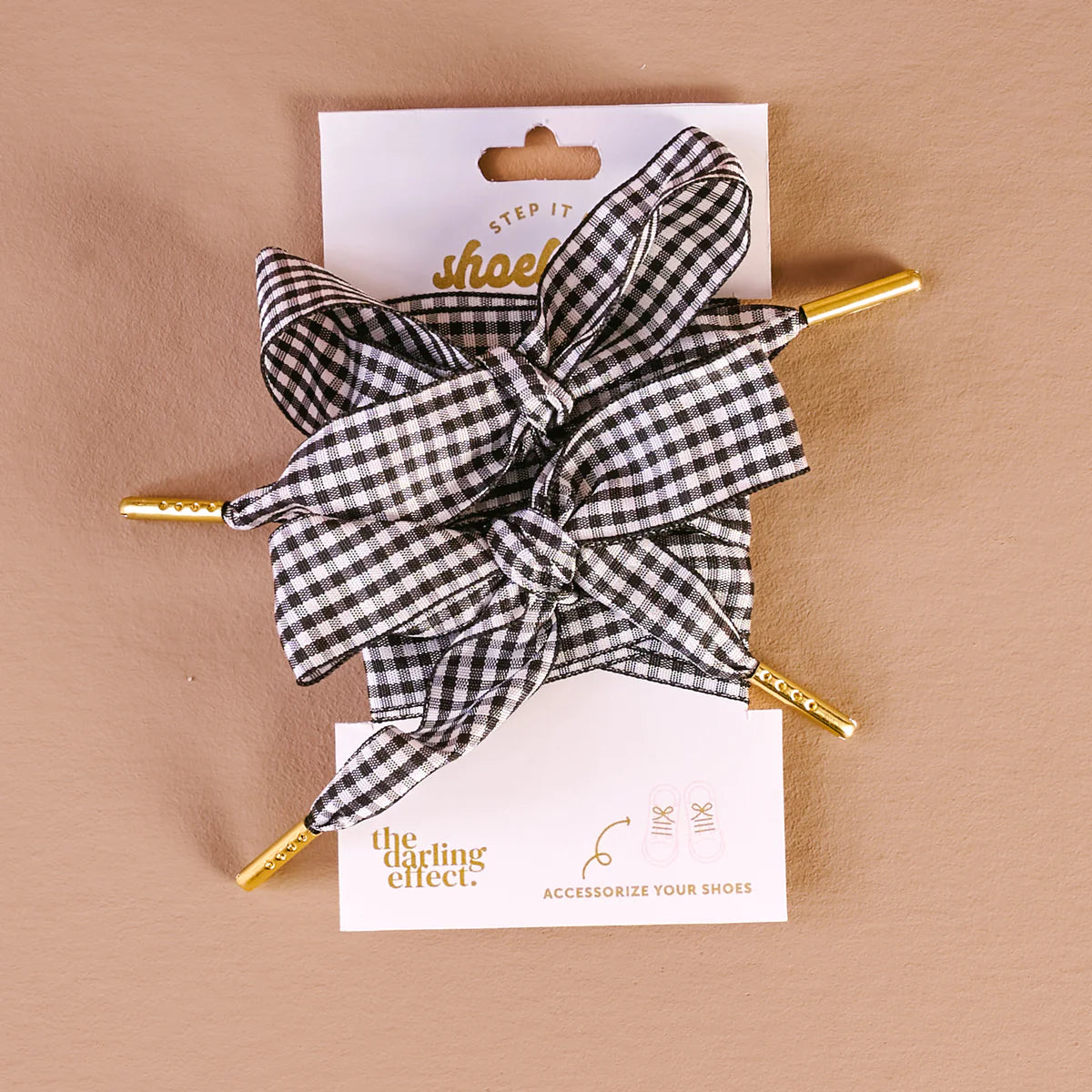 gingham shoelaces