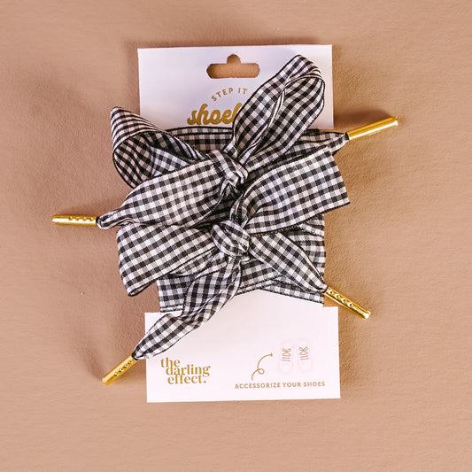 gingham shoelaces