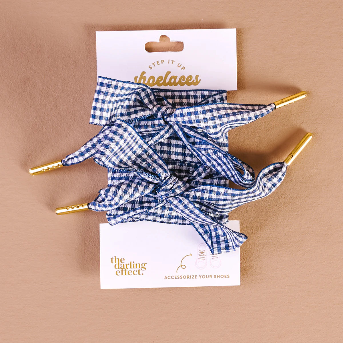 gingham shoelaces
