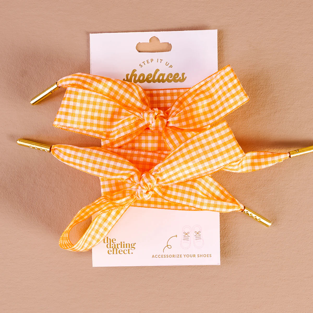 gingham shoelaces