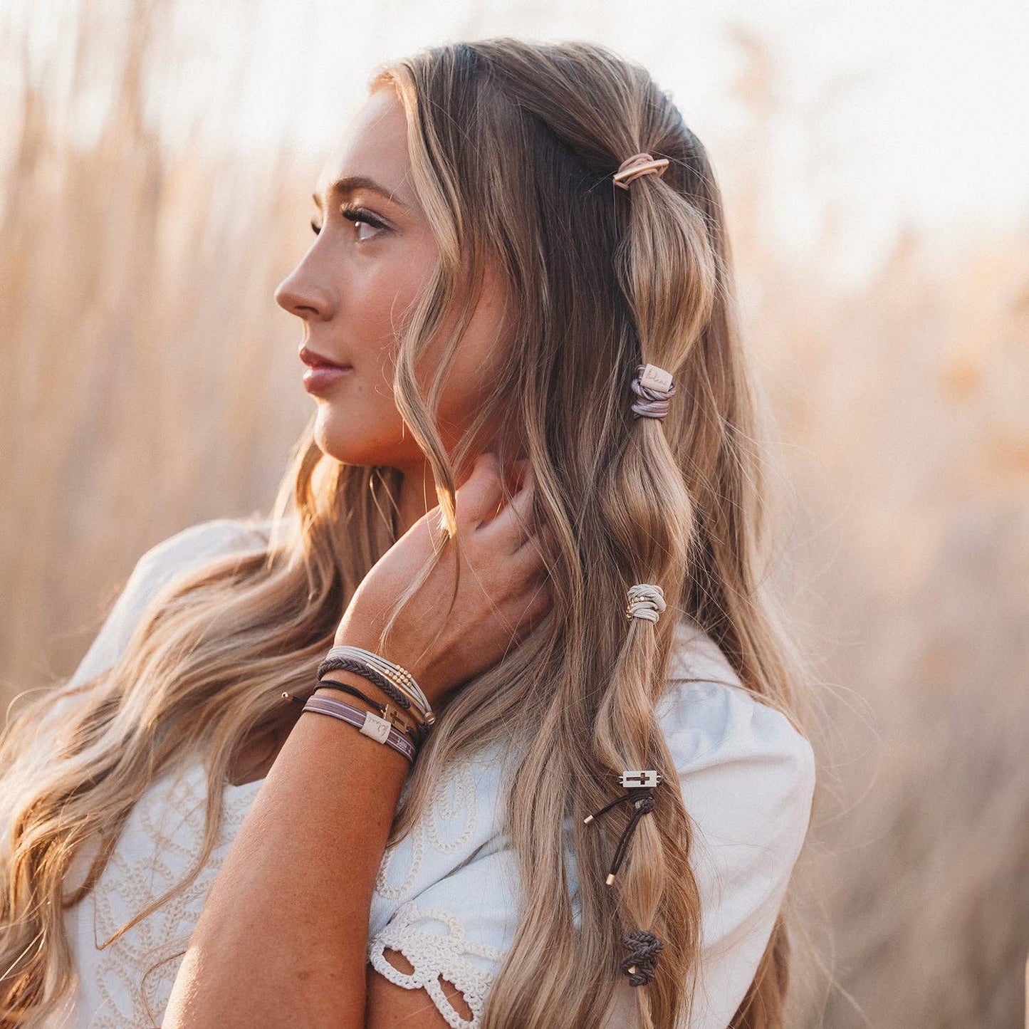 K'lani hair tie bracelets - "Faith"