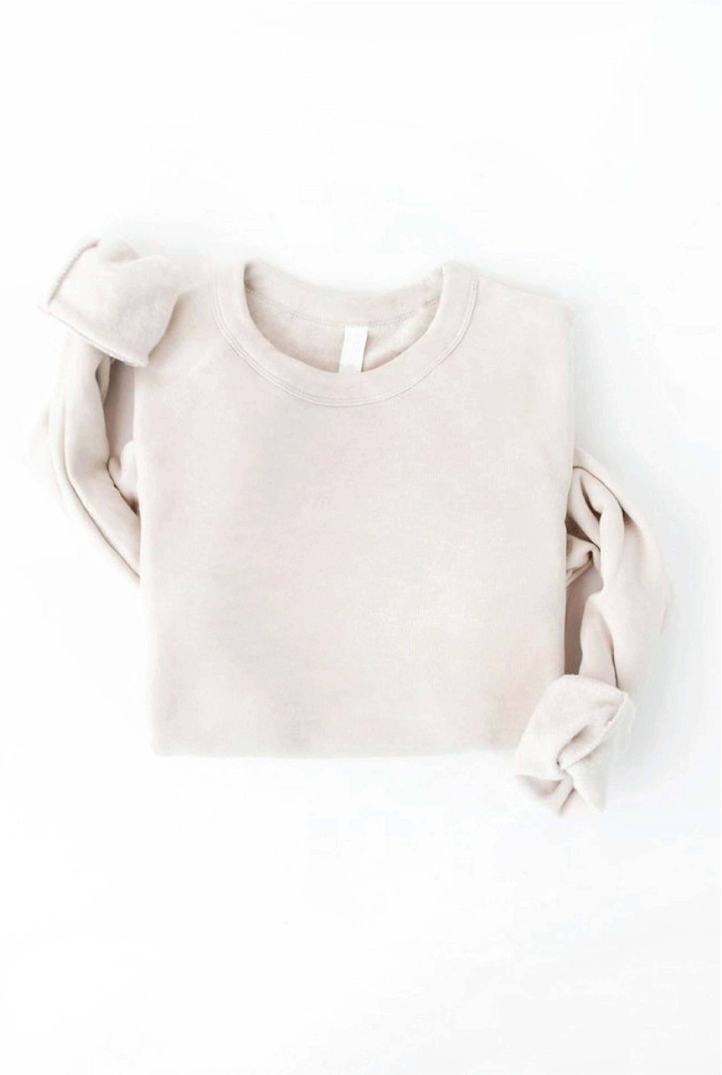 Premium Basic Solid Graphic Sweatshirt: CRANBERRY HEATHER / XL