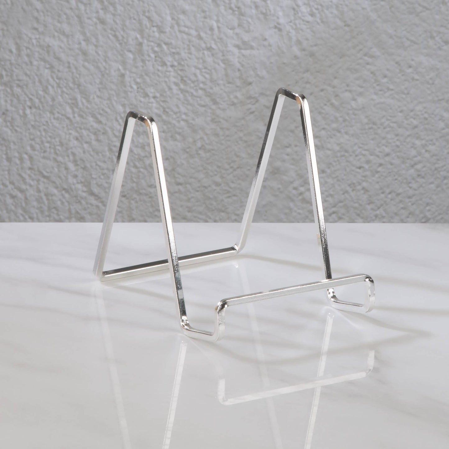 Plated Square Wire Stands: Brass / 6"