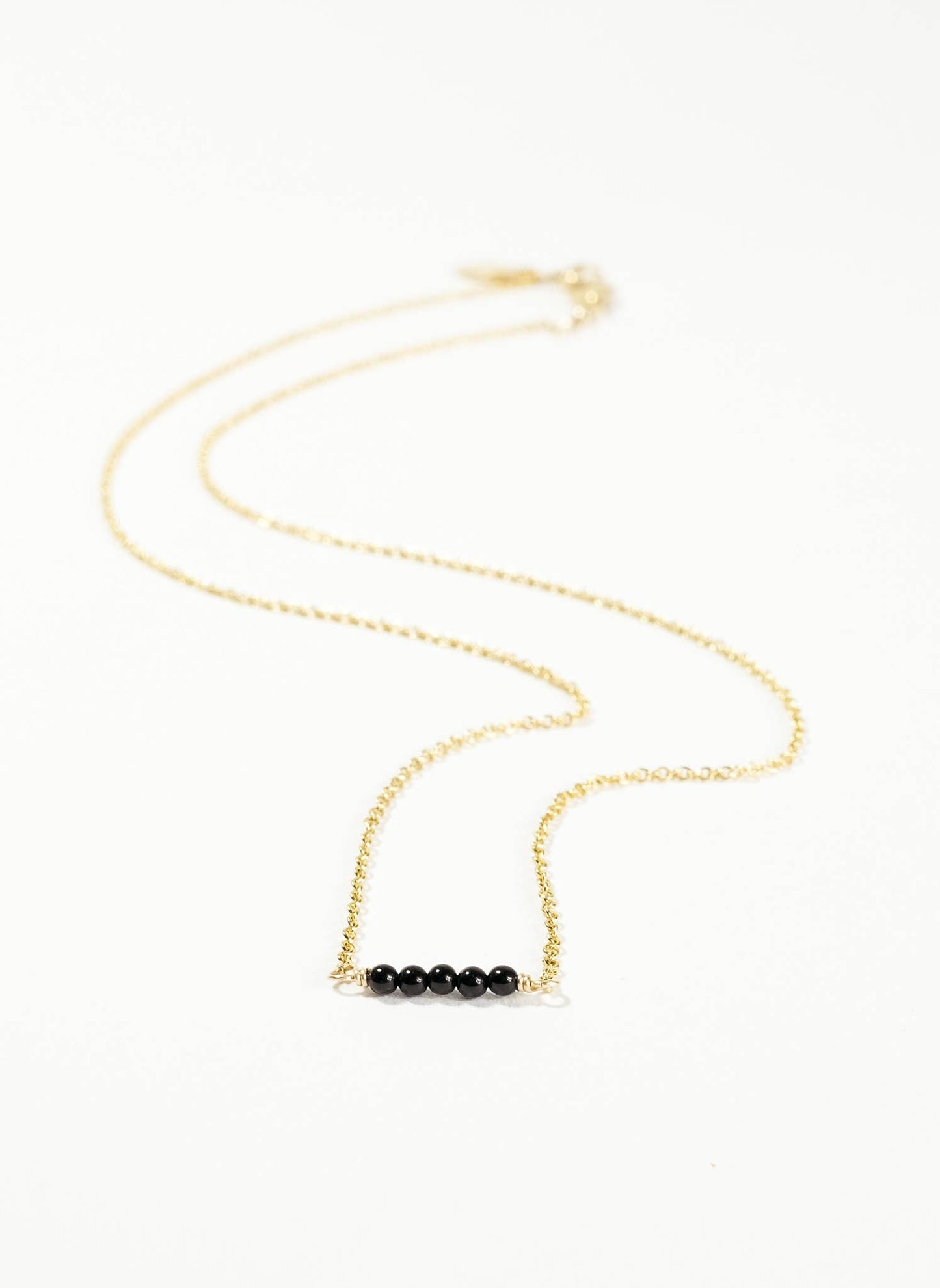 Jolee Necklace: Sterling silver labradorite