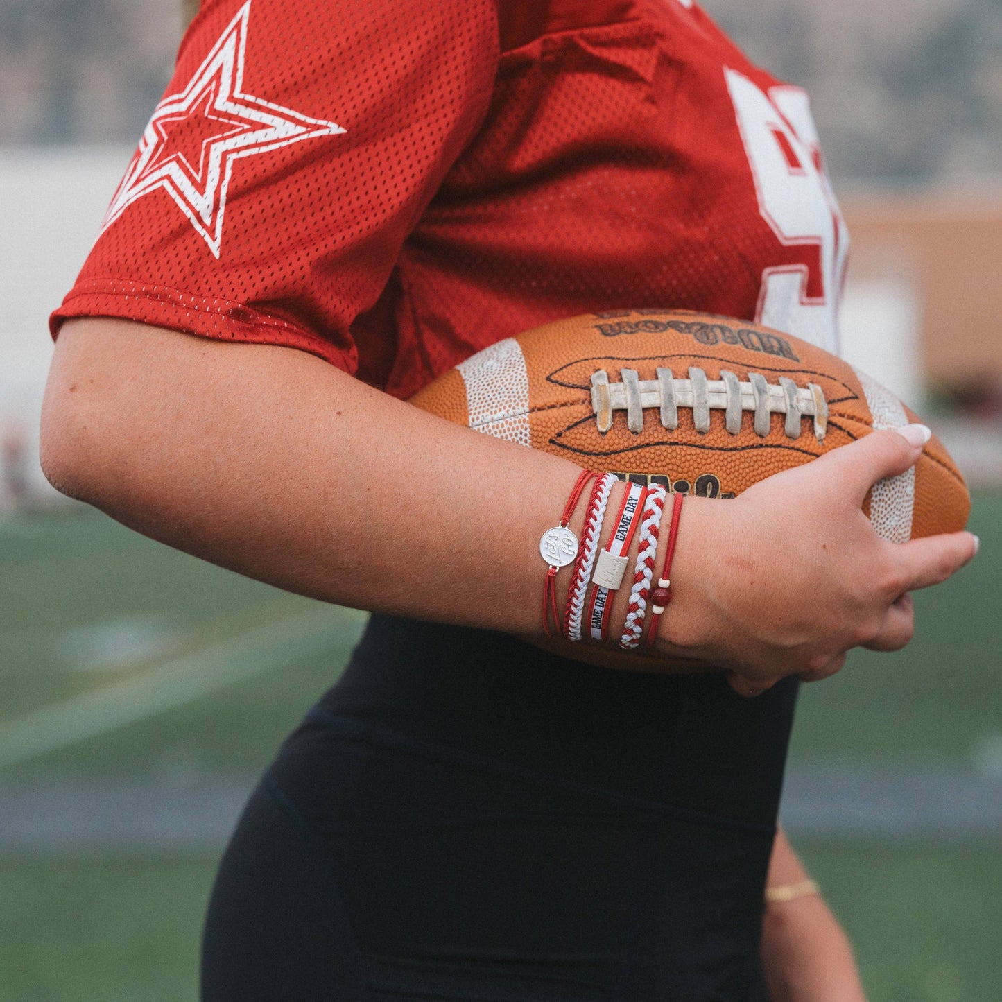 K'lani hair tie bracelets - "Game Day"