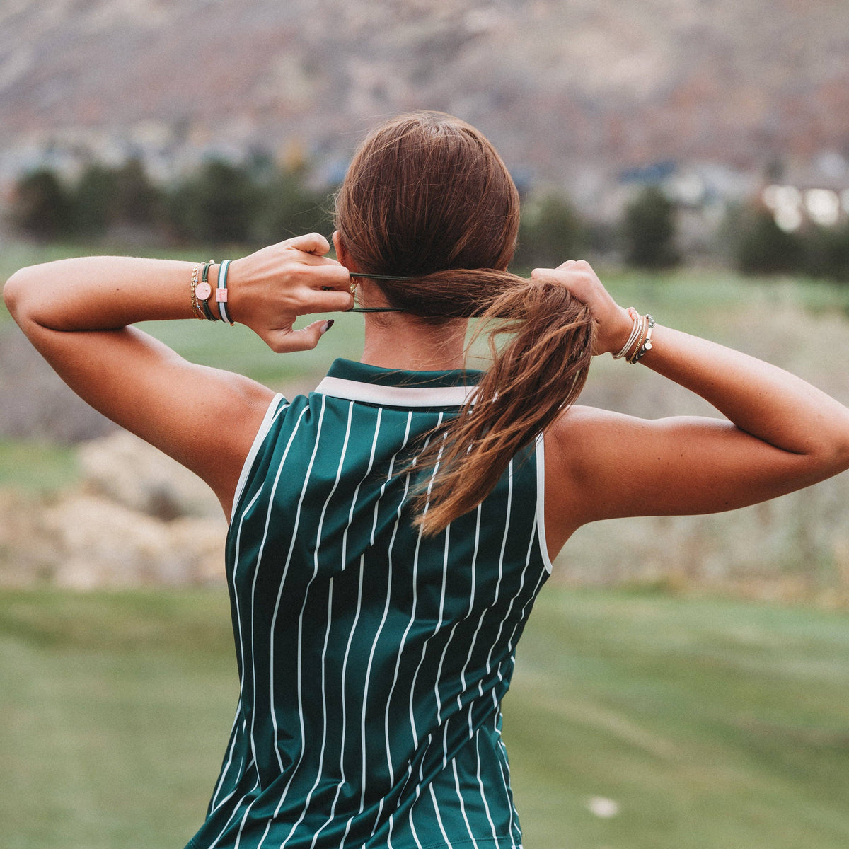 K'lani hair tie bracelets - "Tee Time"