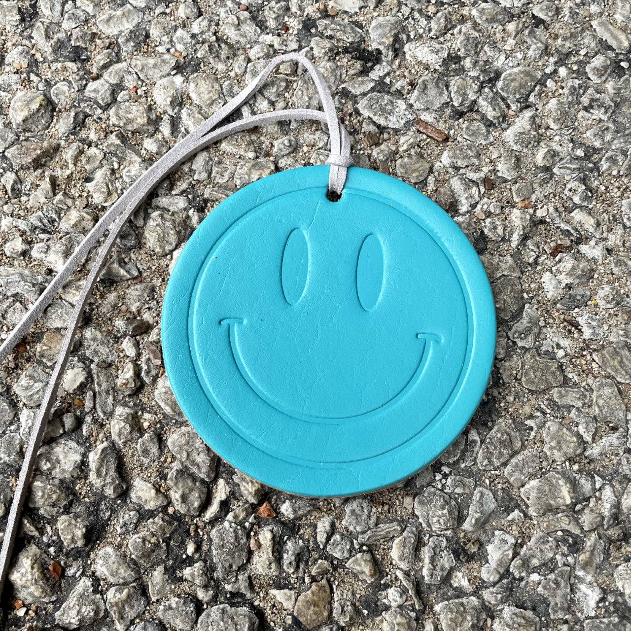 Smiley Face Air Flair: Brown / Leather