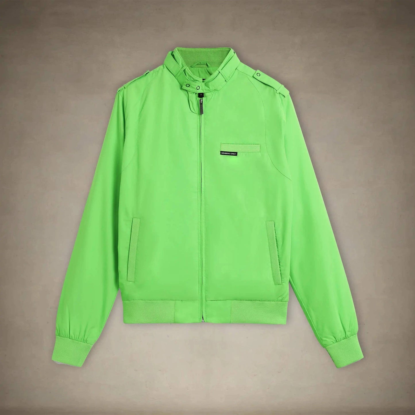 Men's Classic Iconic Racer Jacket: Khaki / L