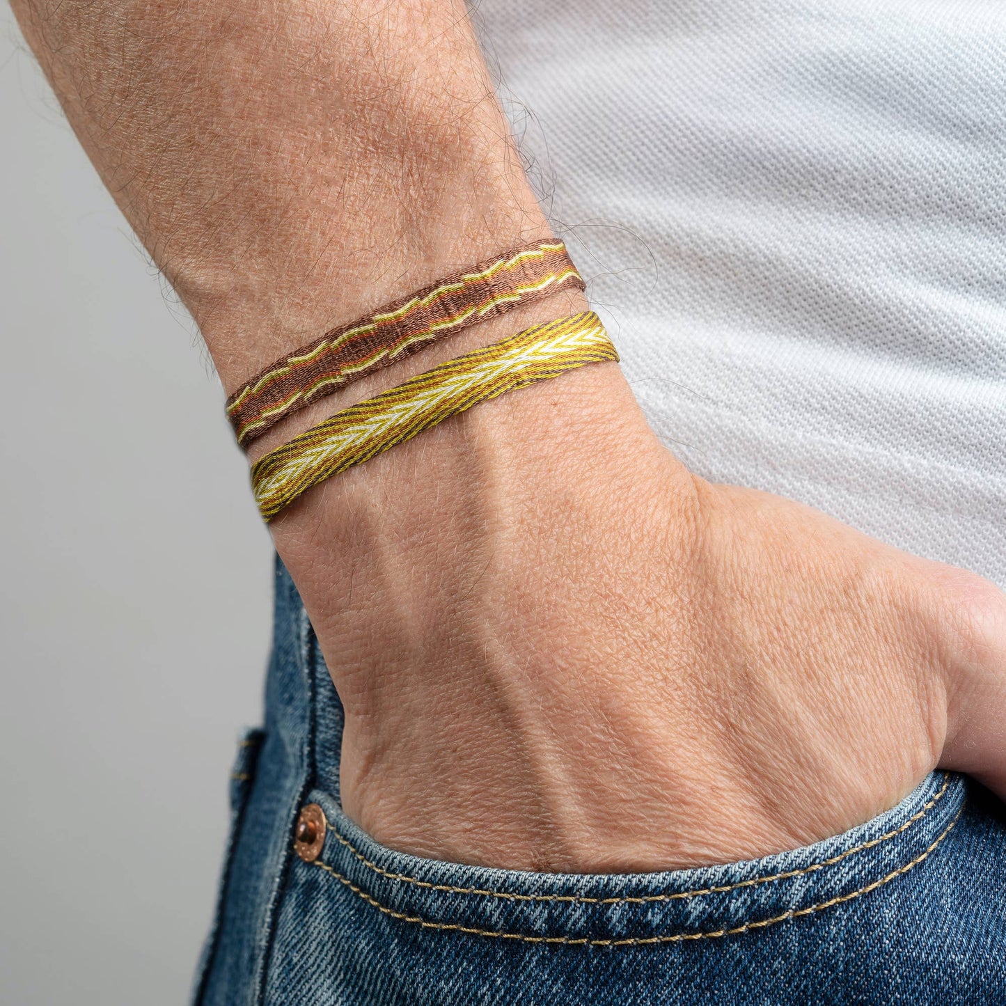 Men's Surfer Bracelet | Waterproof Bracelet | Mustard
