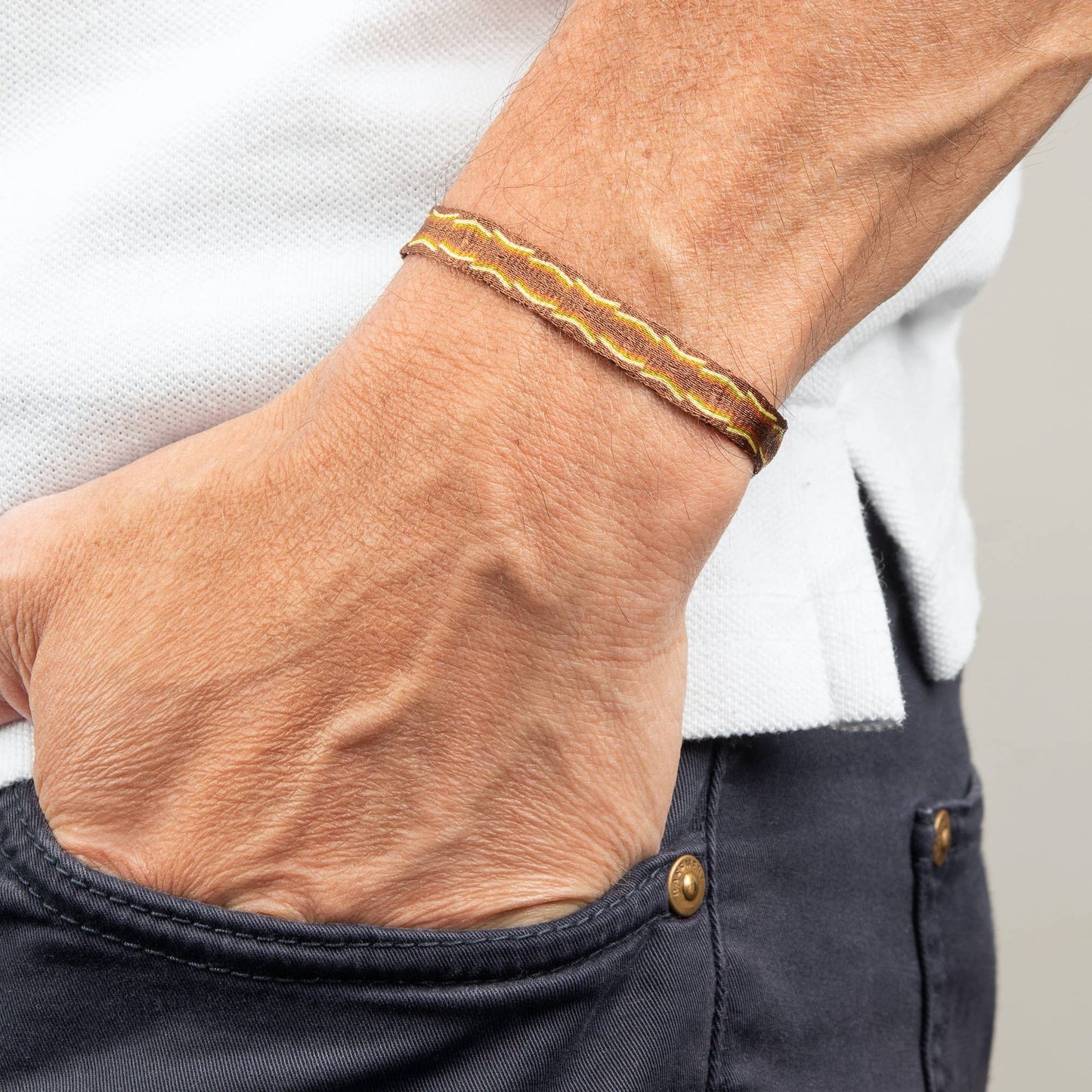 Men's Surfer Bracelet | Waterproof Bracelet | Brown Bracelet