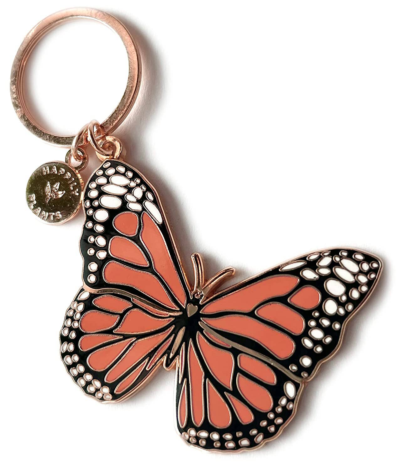 Monarch Butterfly Keychain, Garden Stocking Stuffer Gifts
