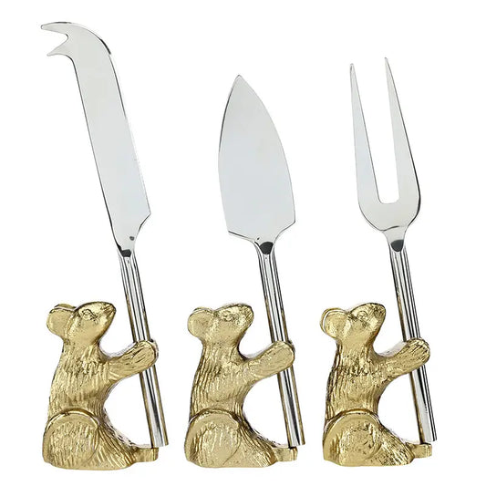 standing mouse cheese spreaders - set of 3
