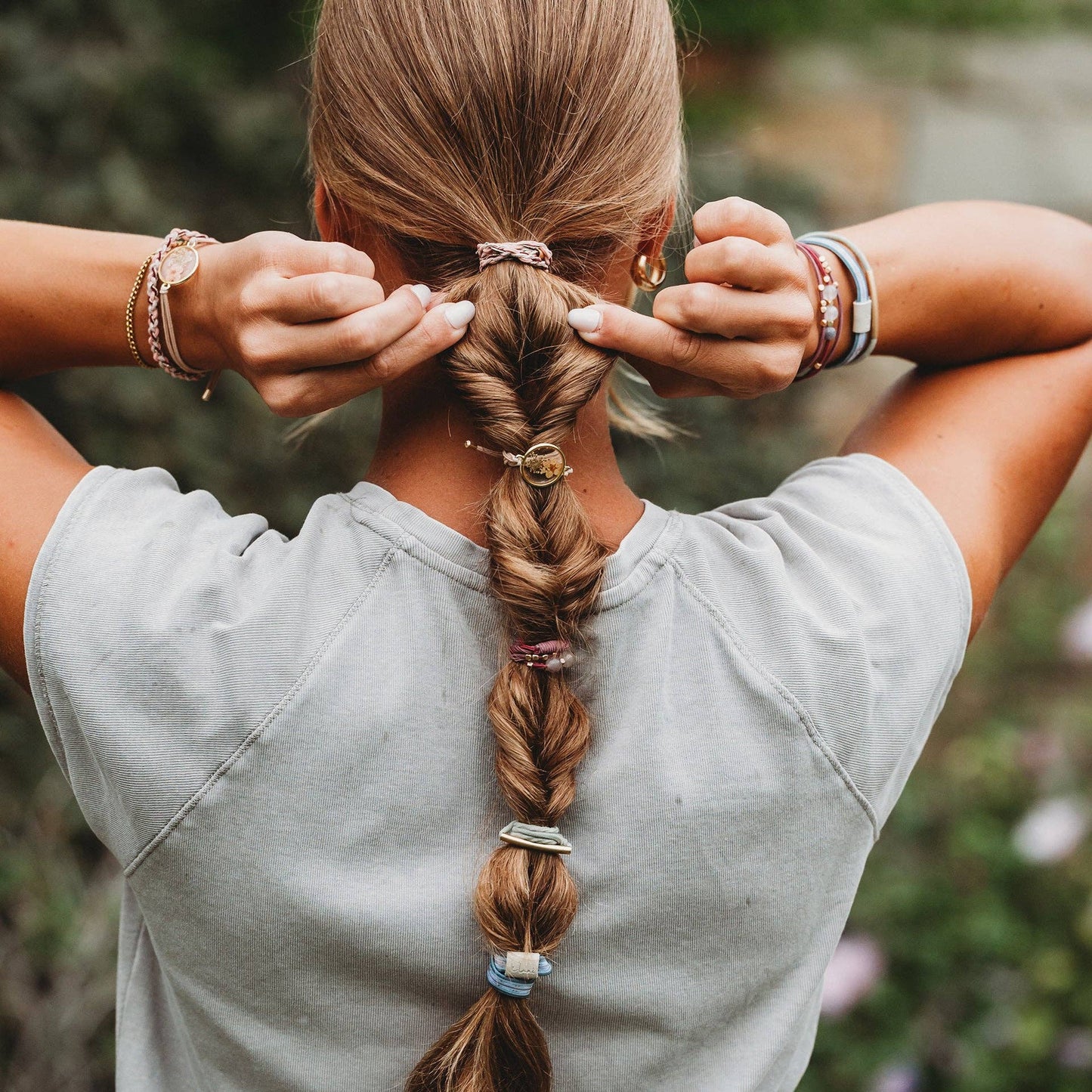 K'lani hair tie bracelets - "Bloom"