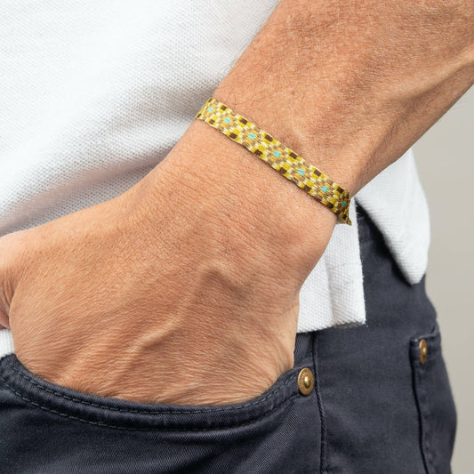 Men's Surfer Bracelet | Waterproof Bracelet | Yellow