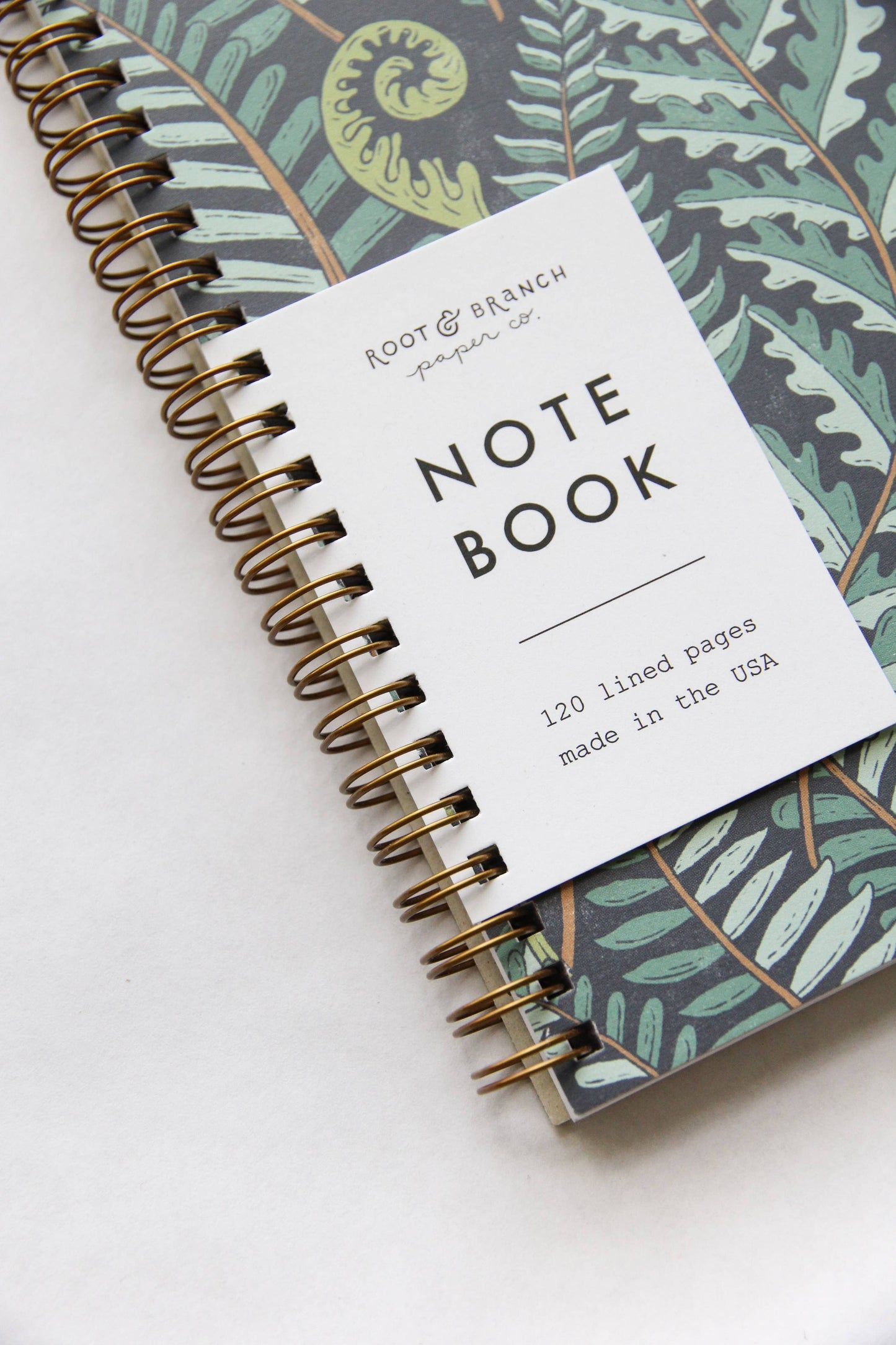 Forest Fern Spiral Notebook