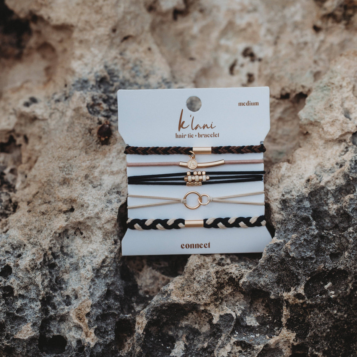 K'lani hair tie bracelets - "Connect"