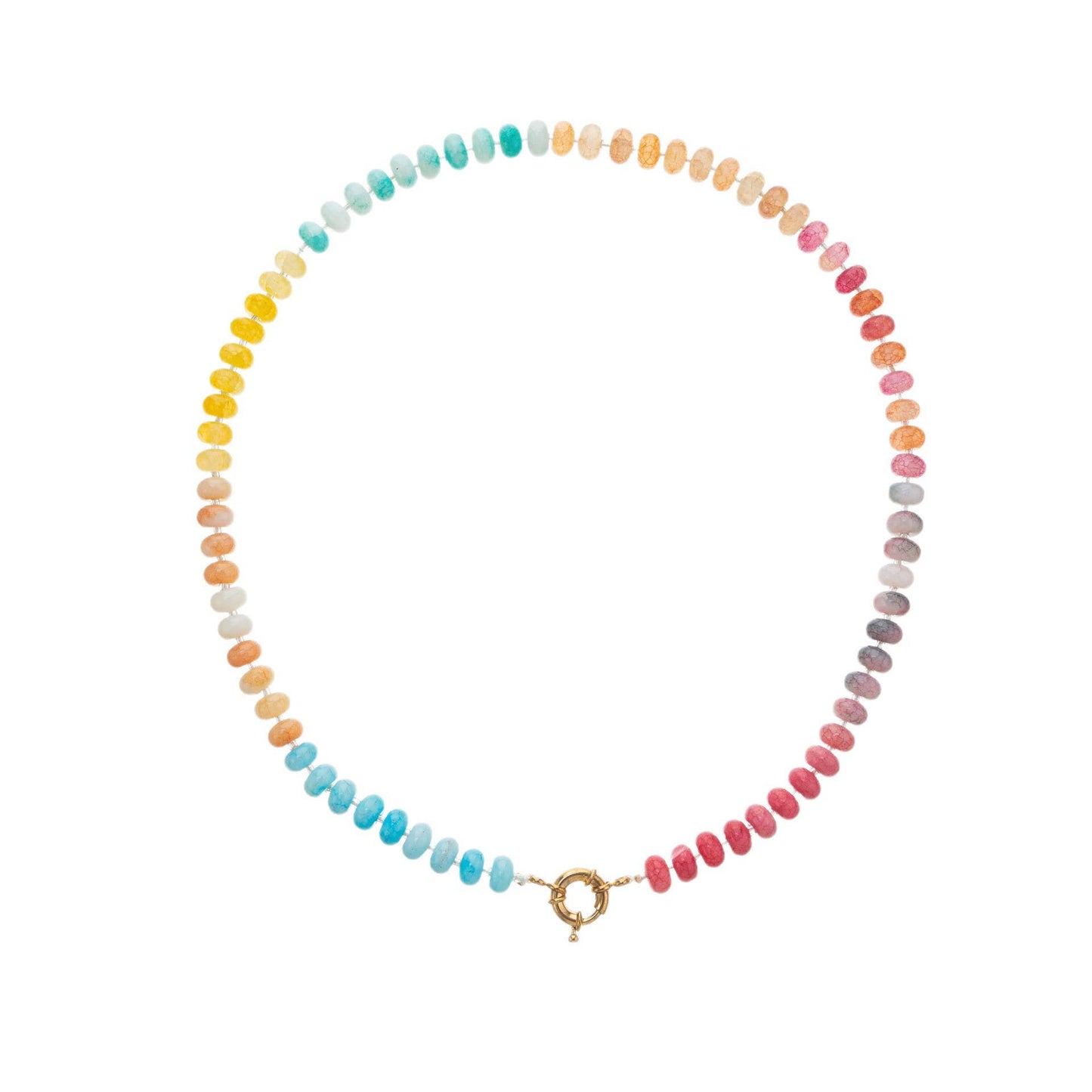 Natural Stone Beaded Necklace