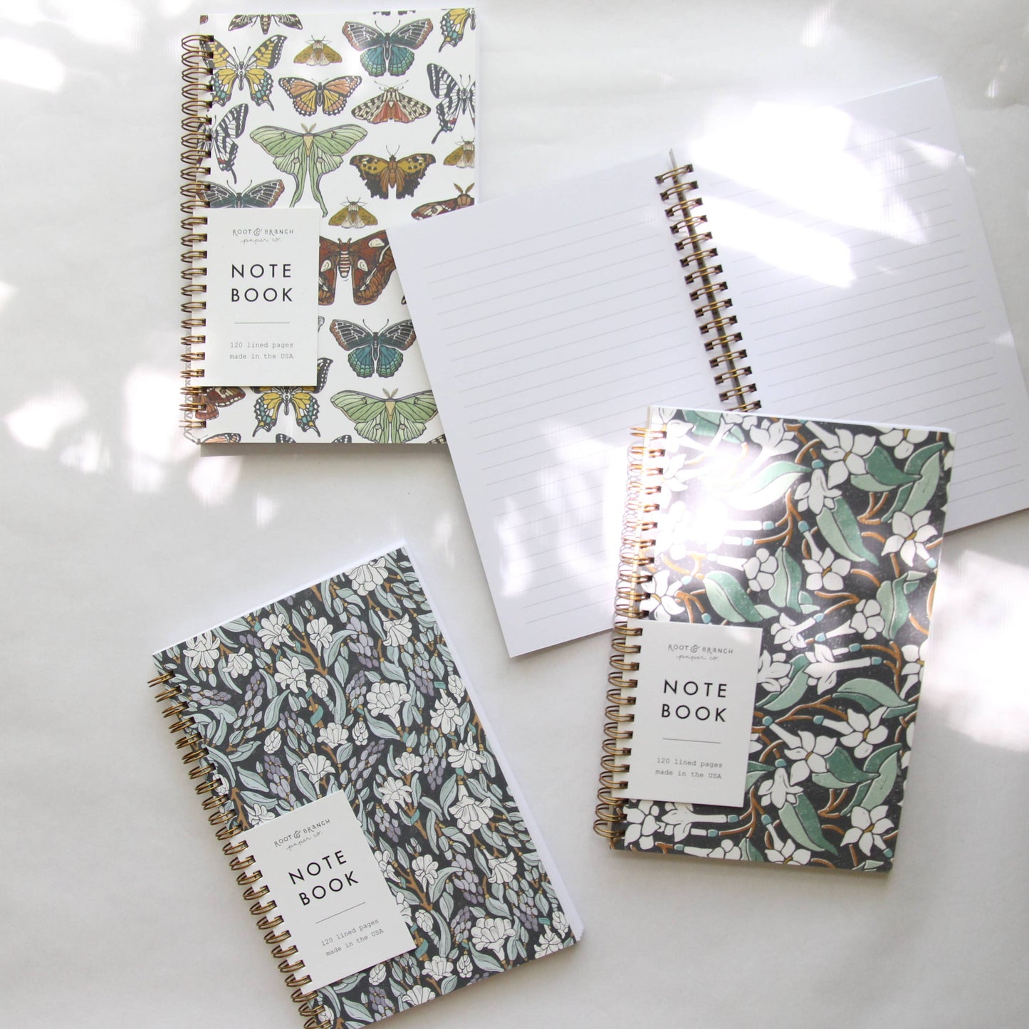 Forest Fern Spiral Notebook