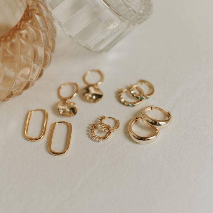 Lexi Chunky Hoops: Silver