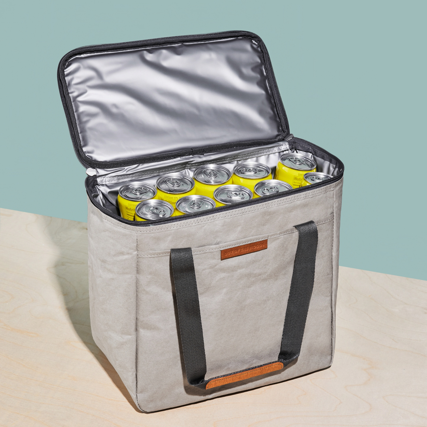 Dolphin Square Cooler, Vegan Leather - SMALL CASE PACKS: Stone