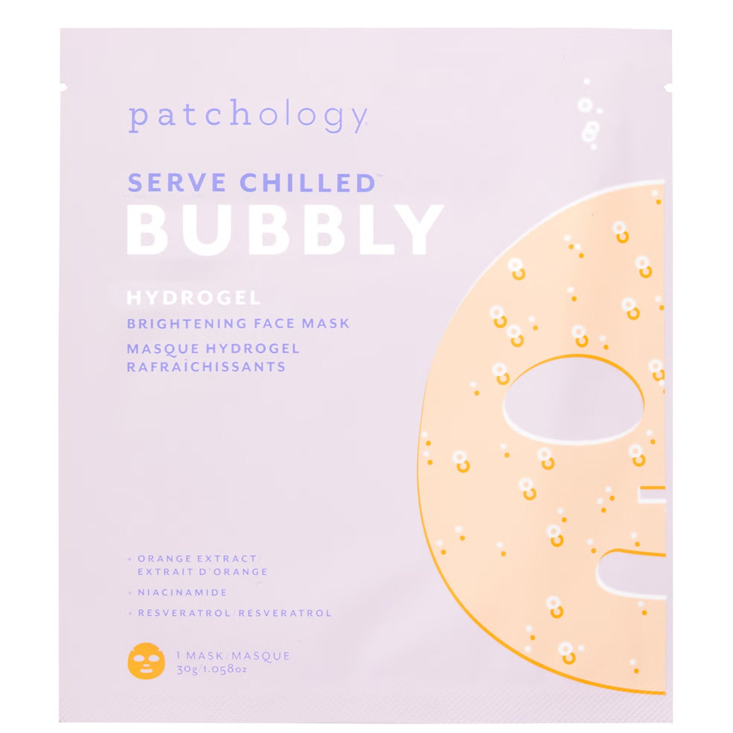 Patchology Serve Chilled Bubbly hydrogel face mask